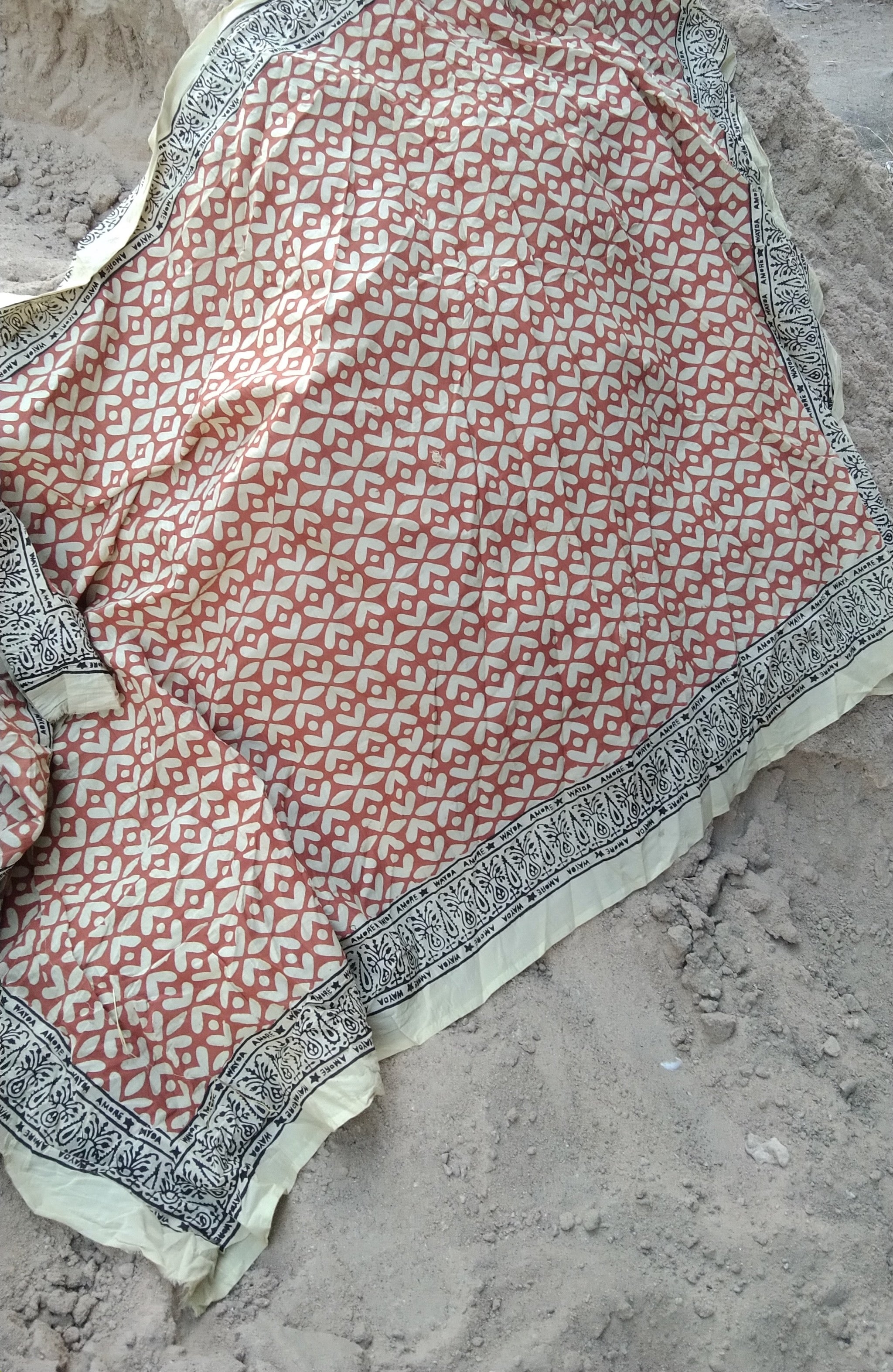 INDIEN BOHO SCHAL HANDGEFERTIGTER BLOCKDRUCK: NOCH MEHR!!-5