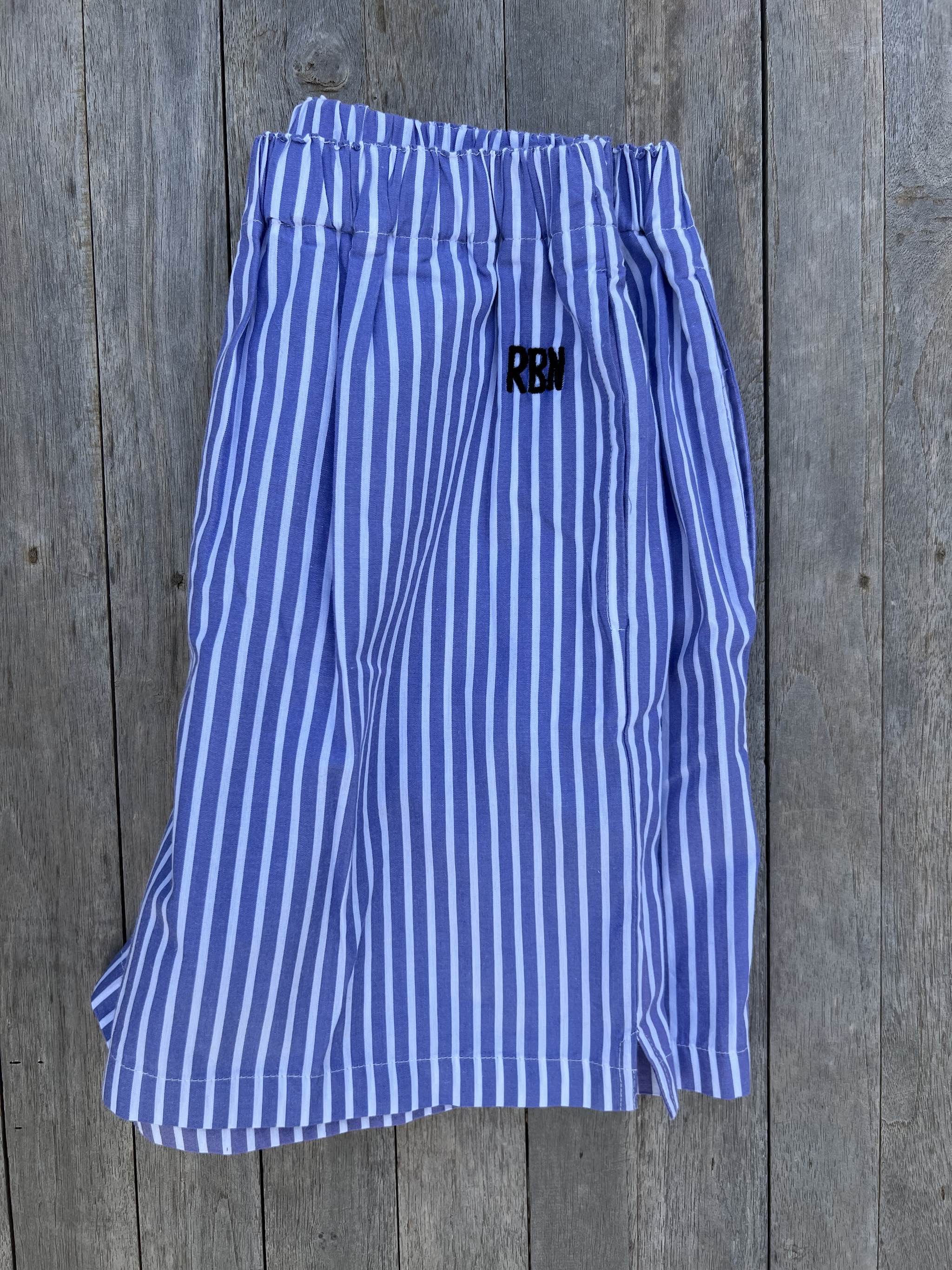 ROBIN SHORTS for Girls - Style `SULUBAN´ Blue/White striped