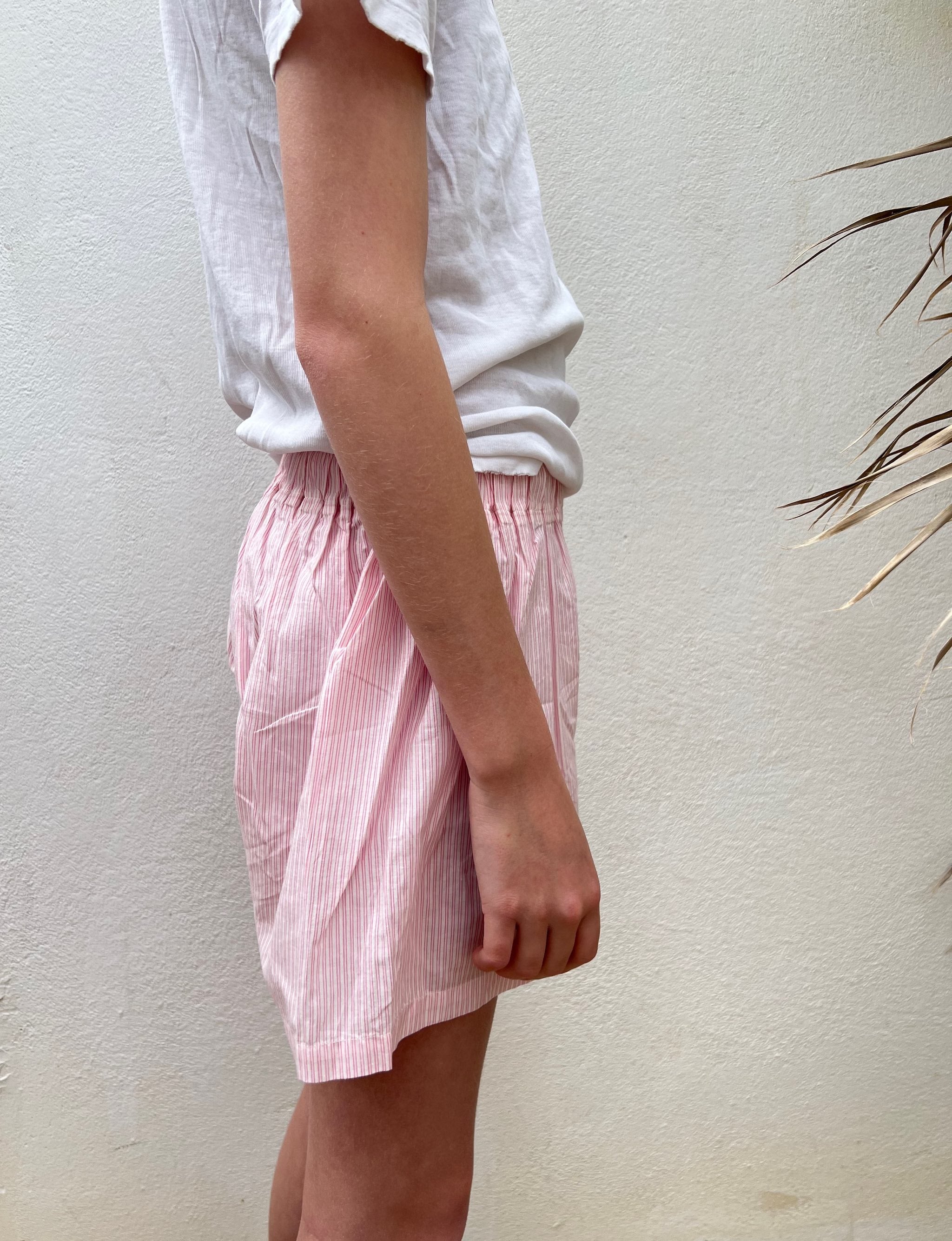Jungen Boxershorts `Franqui´ Pink-weiß gestreift-2