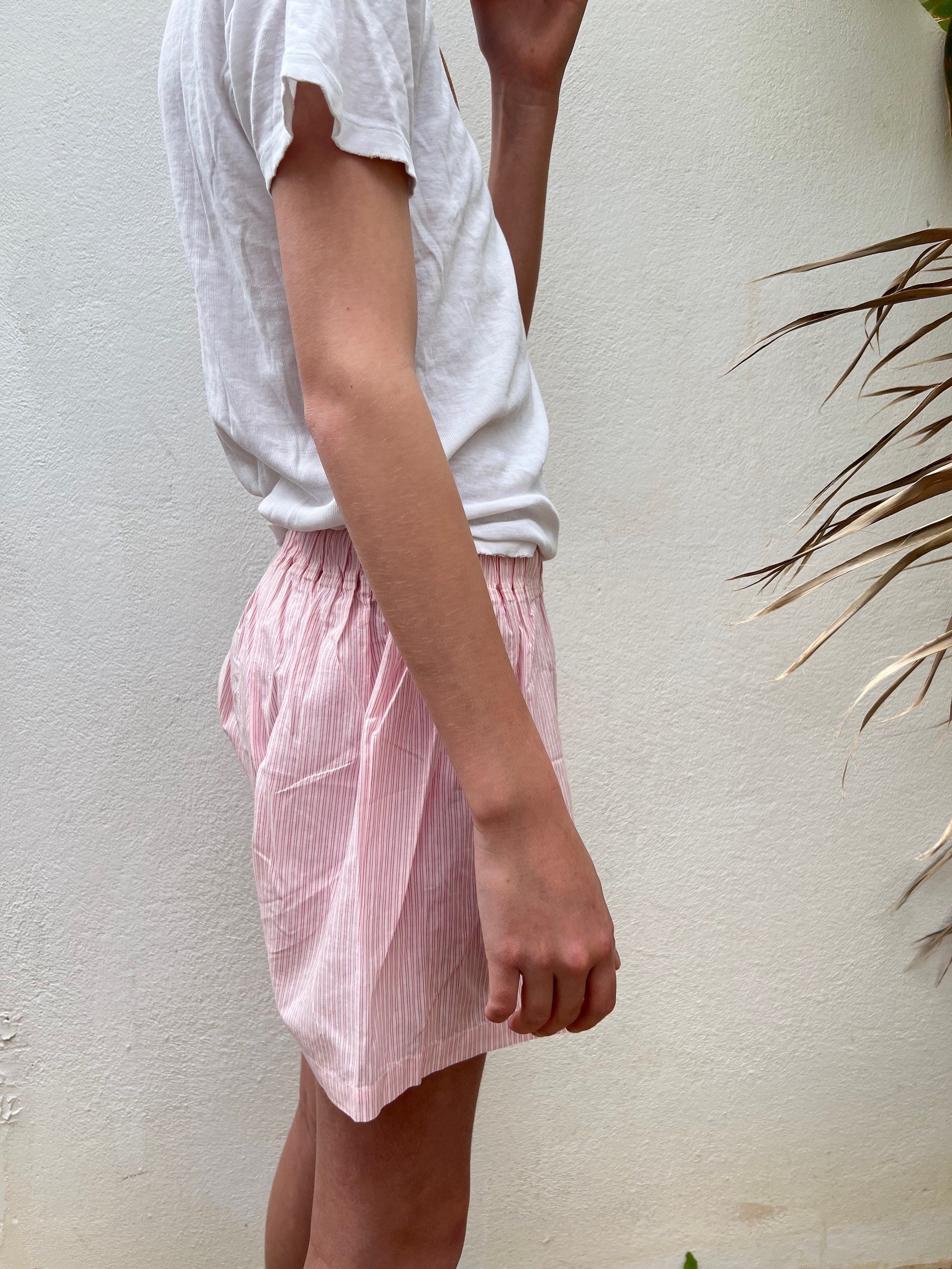 Jungen Boxershorts `Franqui´ Pink-weiß gestreift-3