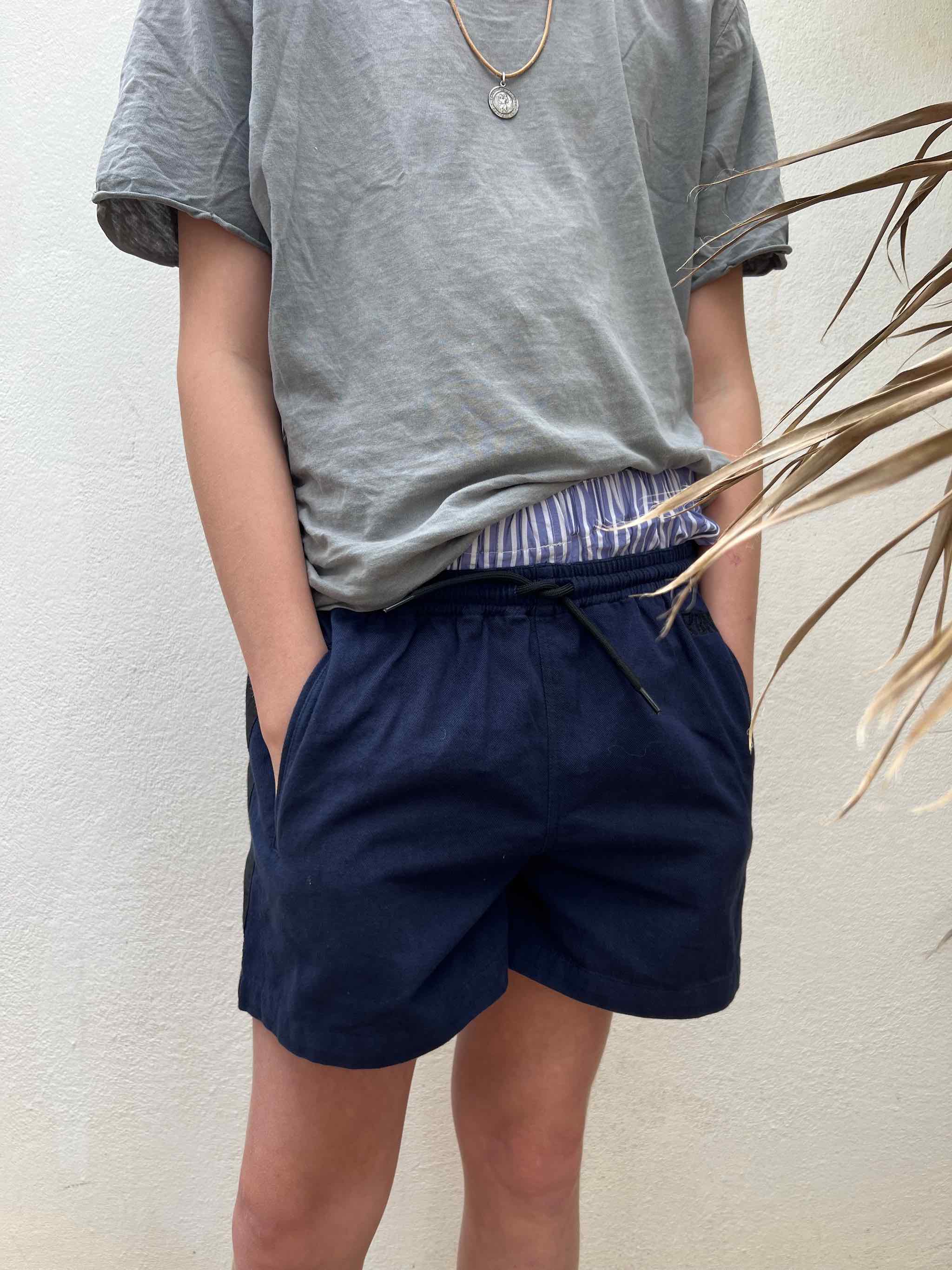 ROBIN-SHORTS for Boys Style `ROBINSON´ Navy-Blue