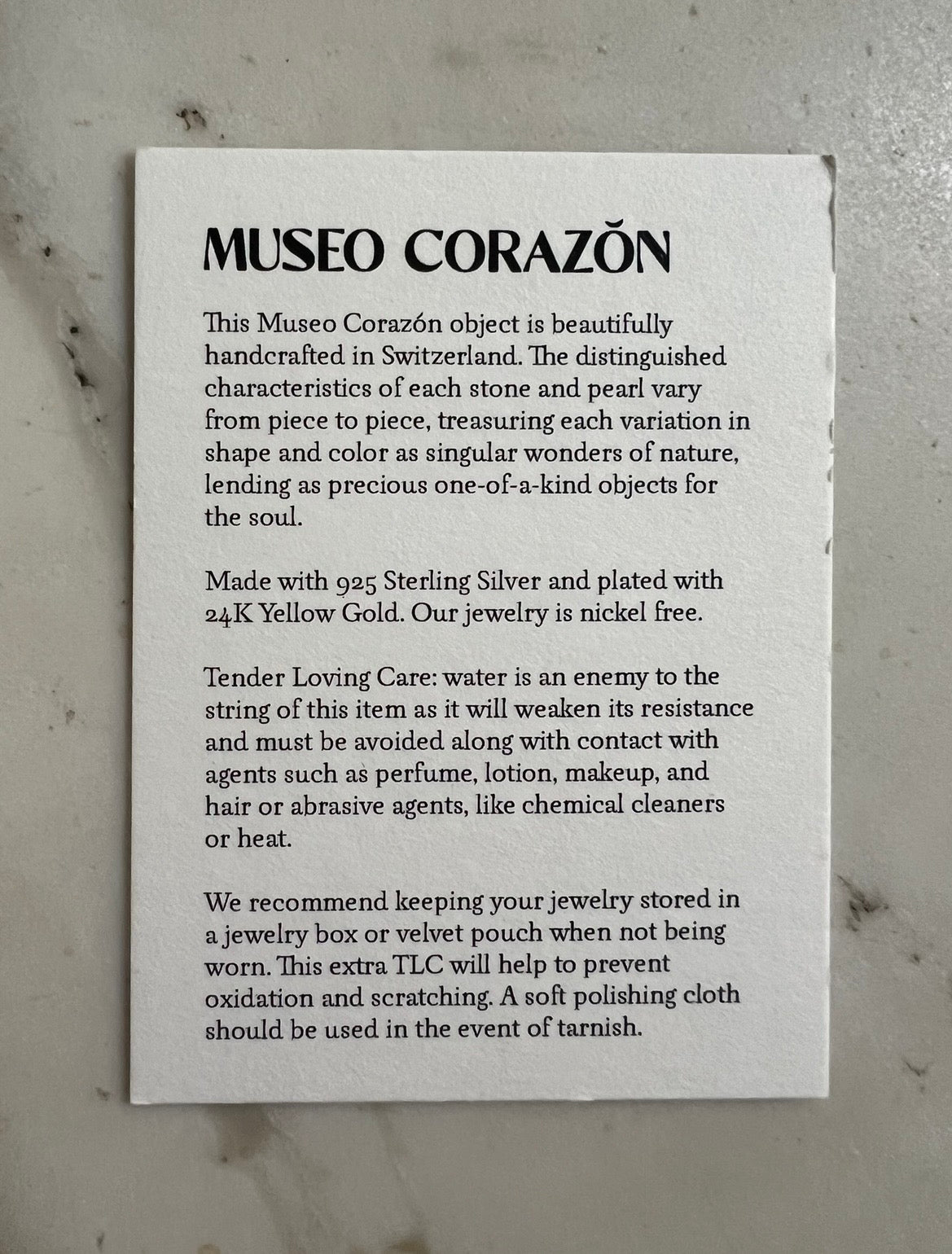 Bracelet or Anklet SIRENA- ANTHOLOGY PENELOPE - MUSEO CORAZON - N4-2