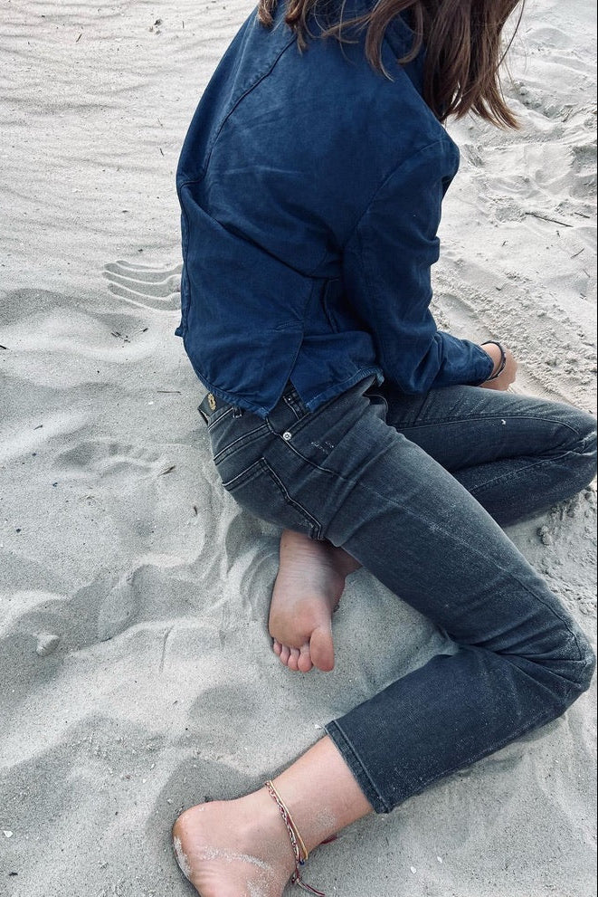 Girls Pants `Eve´ Denim Black