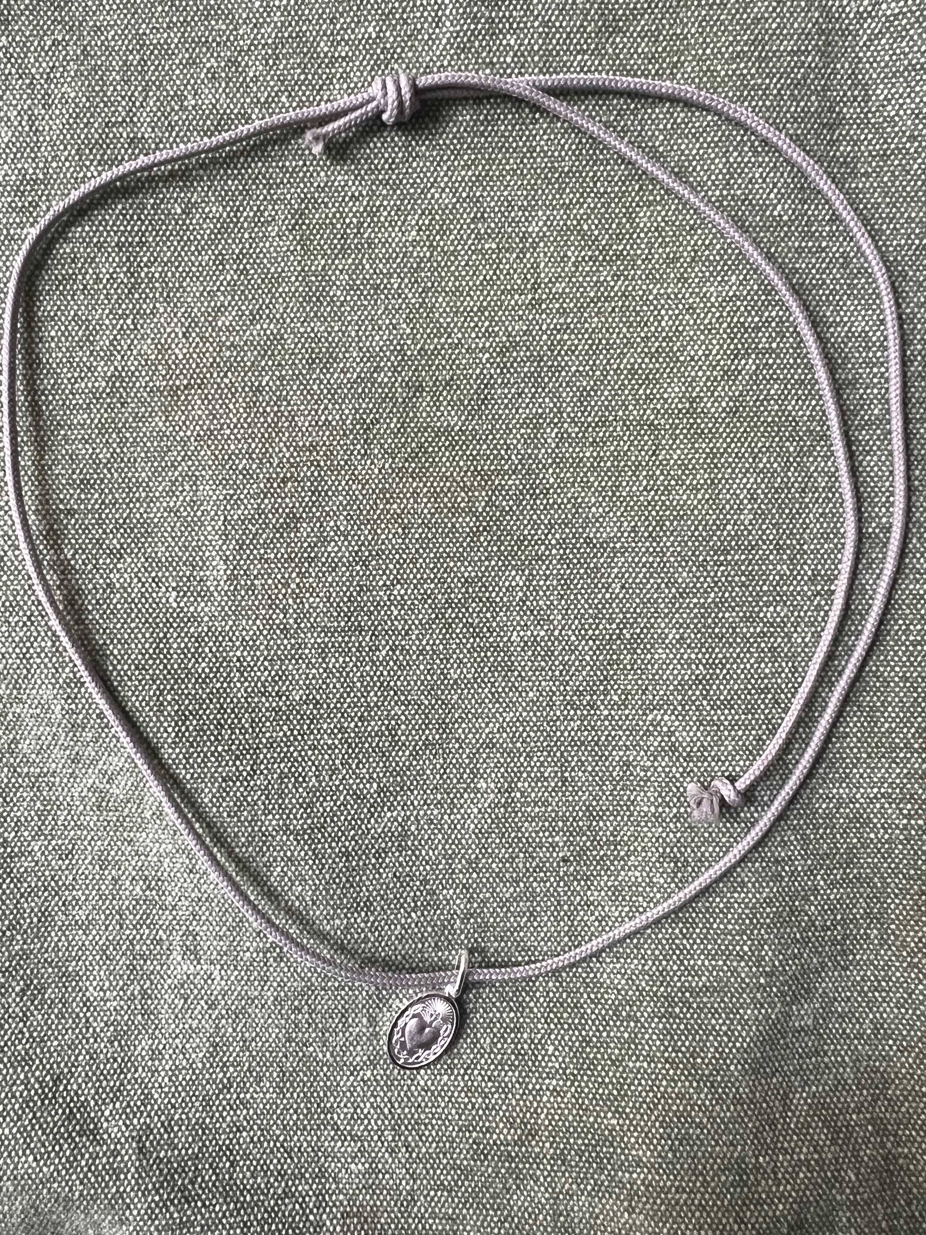 Necklace with Pendant Sacred Heart-3