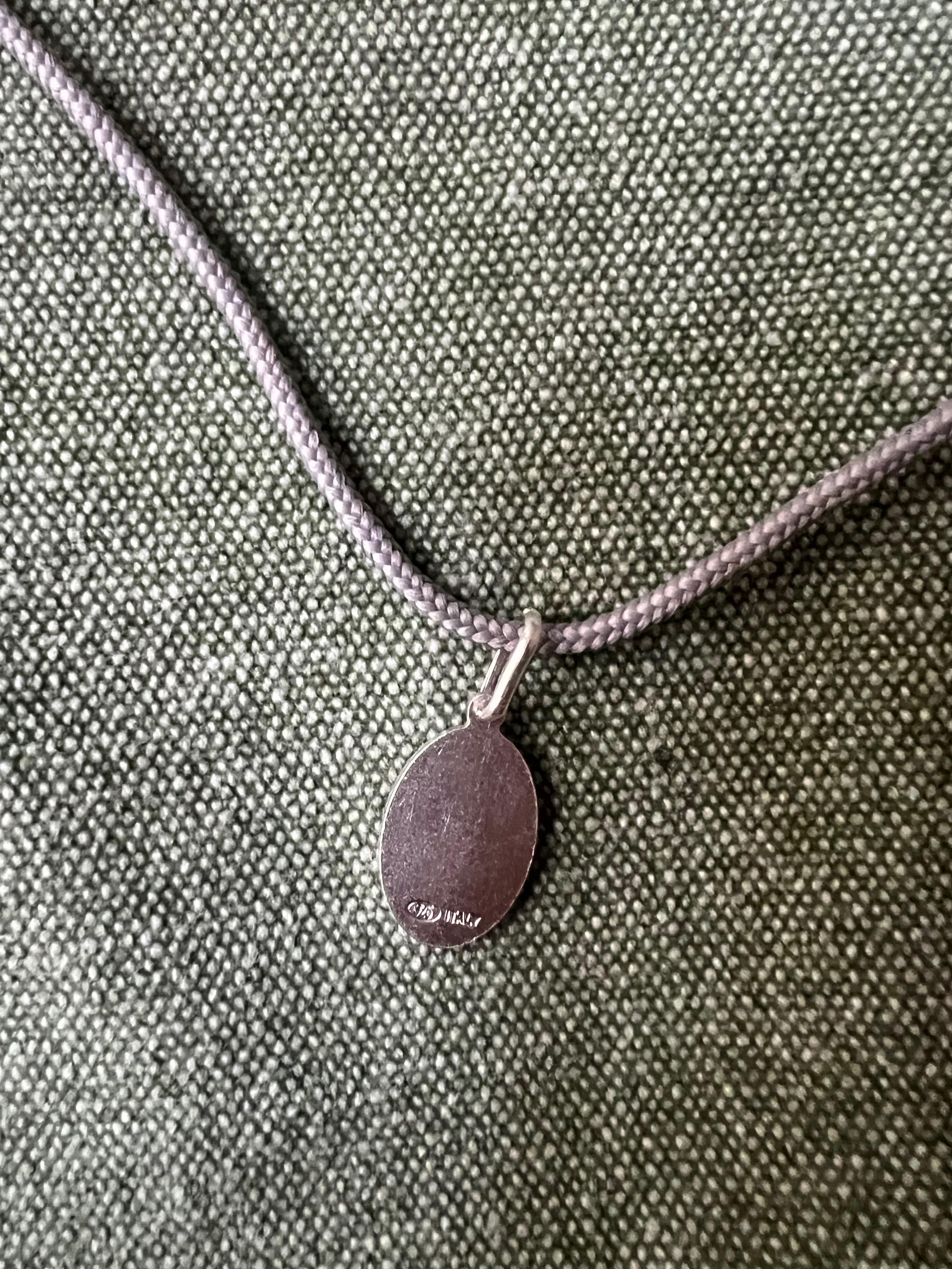 Necklace with Pendant Sacred Heart-4