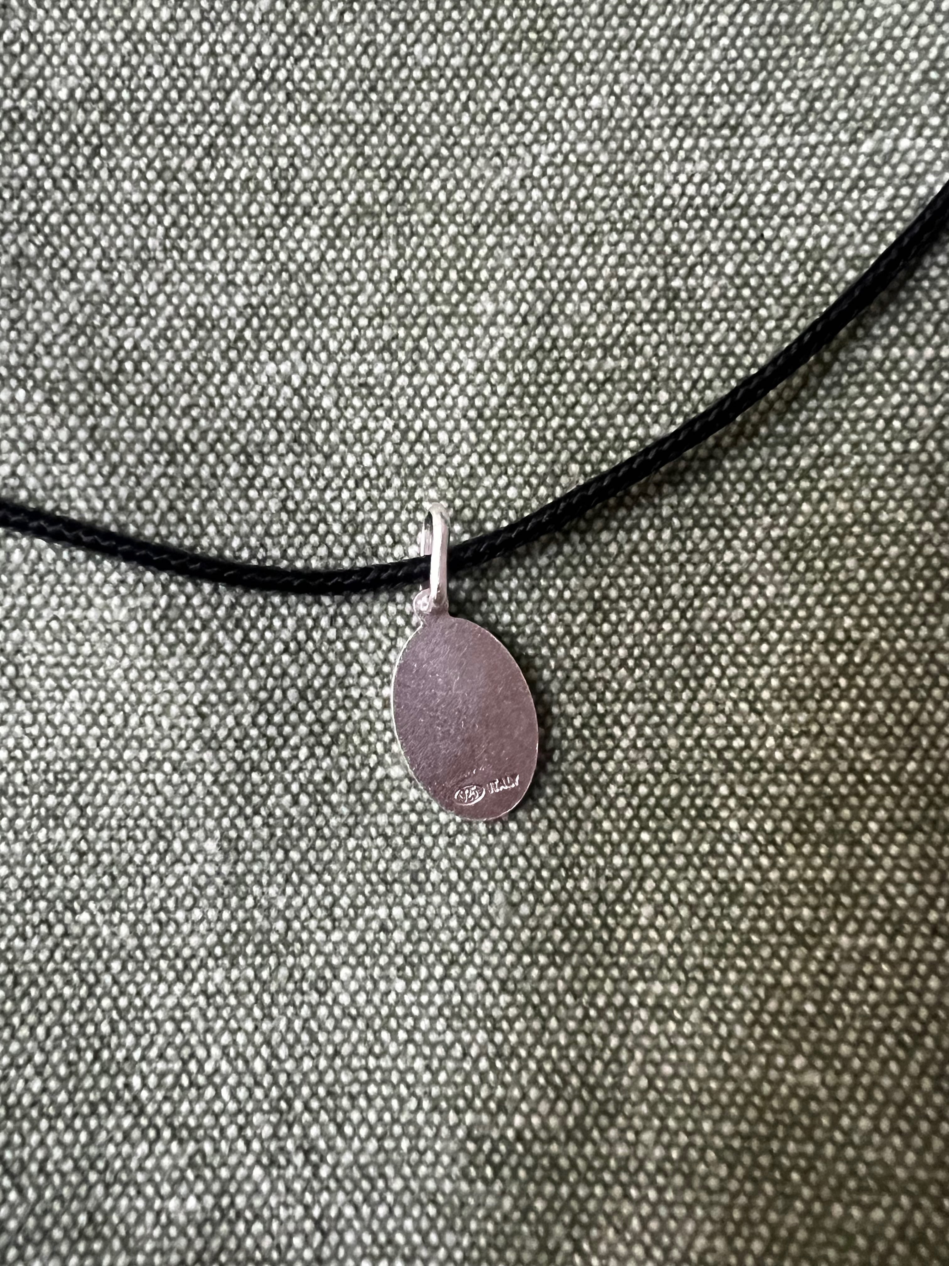 Necklace with Pendant Sacred Heart-5