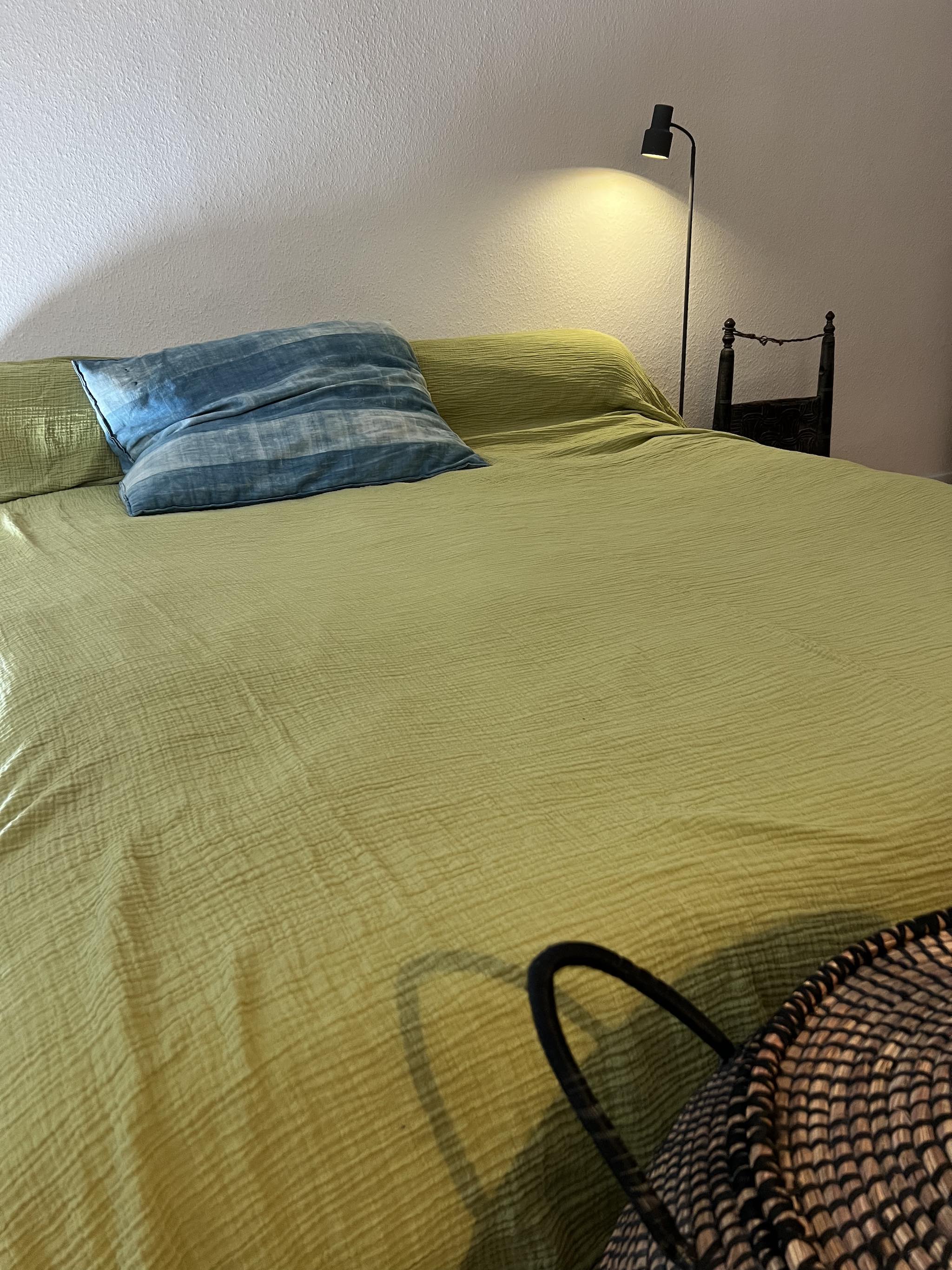 Bett Überwurf in GREEN Blend