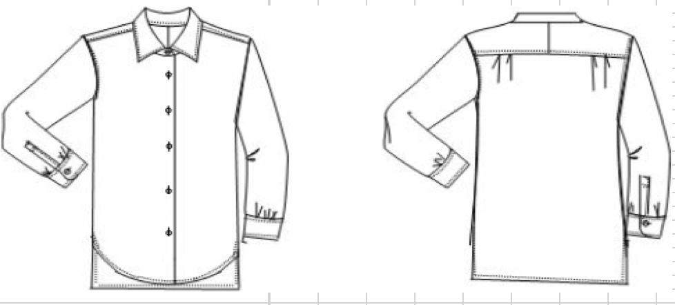 NEW! Shirt Boyfriend `Alex´ Black-8