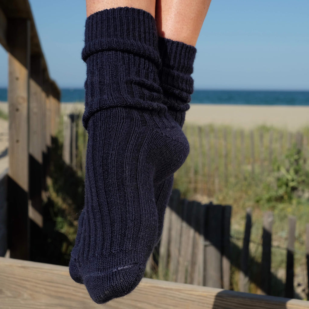 Socks Wool BLUE-MARINE