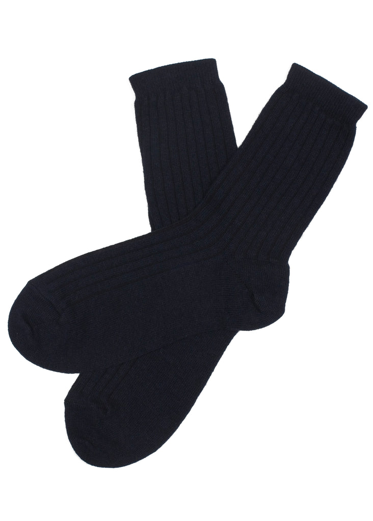Socks Wool-Cashmere MARINA BLUE