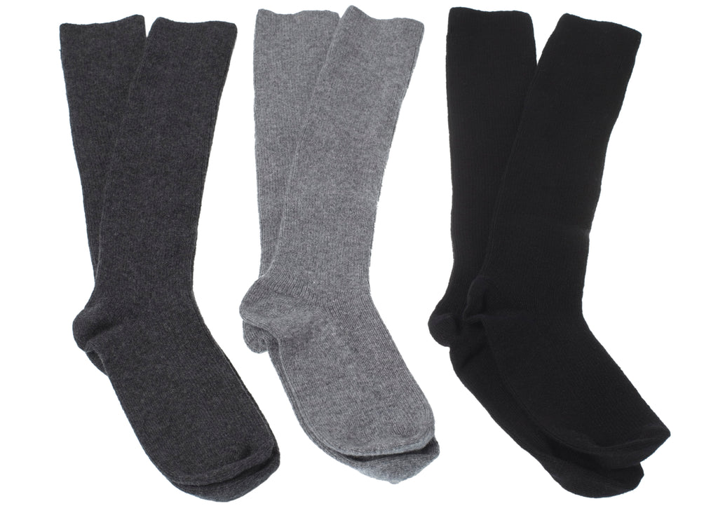 Stockings Wool-Cashmere ANTHRACITE