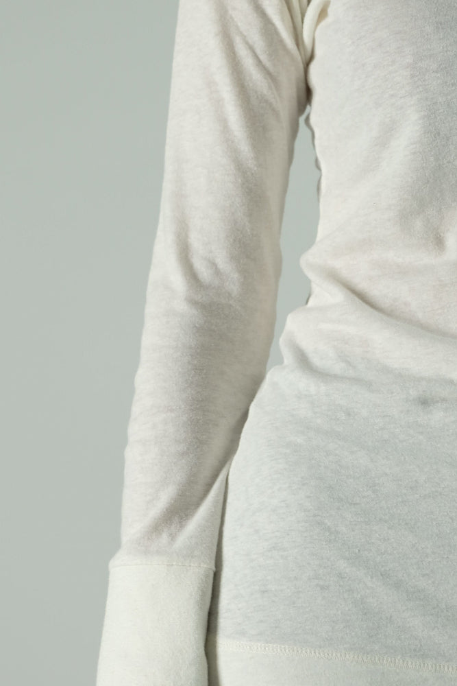 Langarm T-Shirt `Nina´ in Leinen-Baumwolle-7
