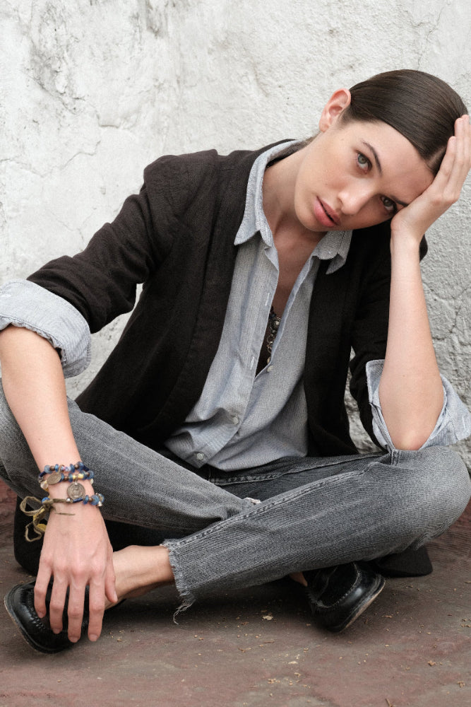 NEW! Shirt Boyfriend `Alex´ Black-7