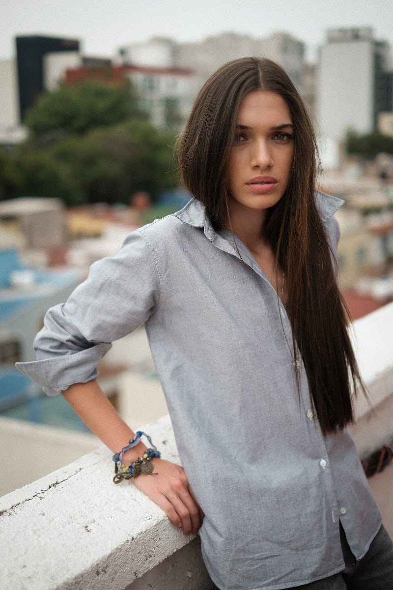 NEW! Shirt Boyfriend `Alex´ Black-6